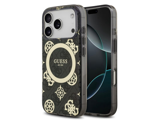 Guess 4G Peony Edition (MS) for iPhone 17 Pro - Black / Gold