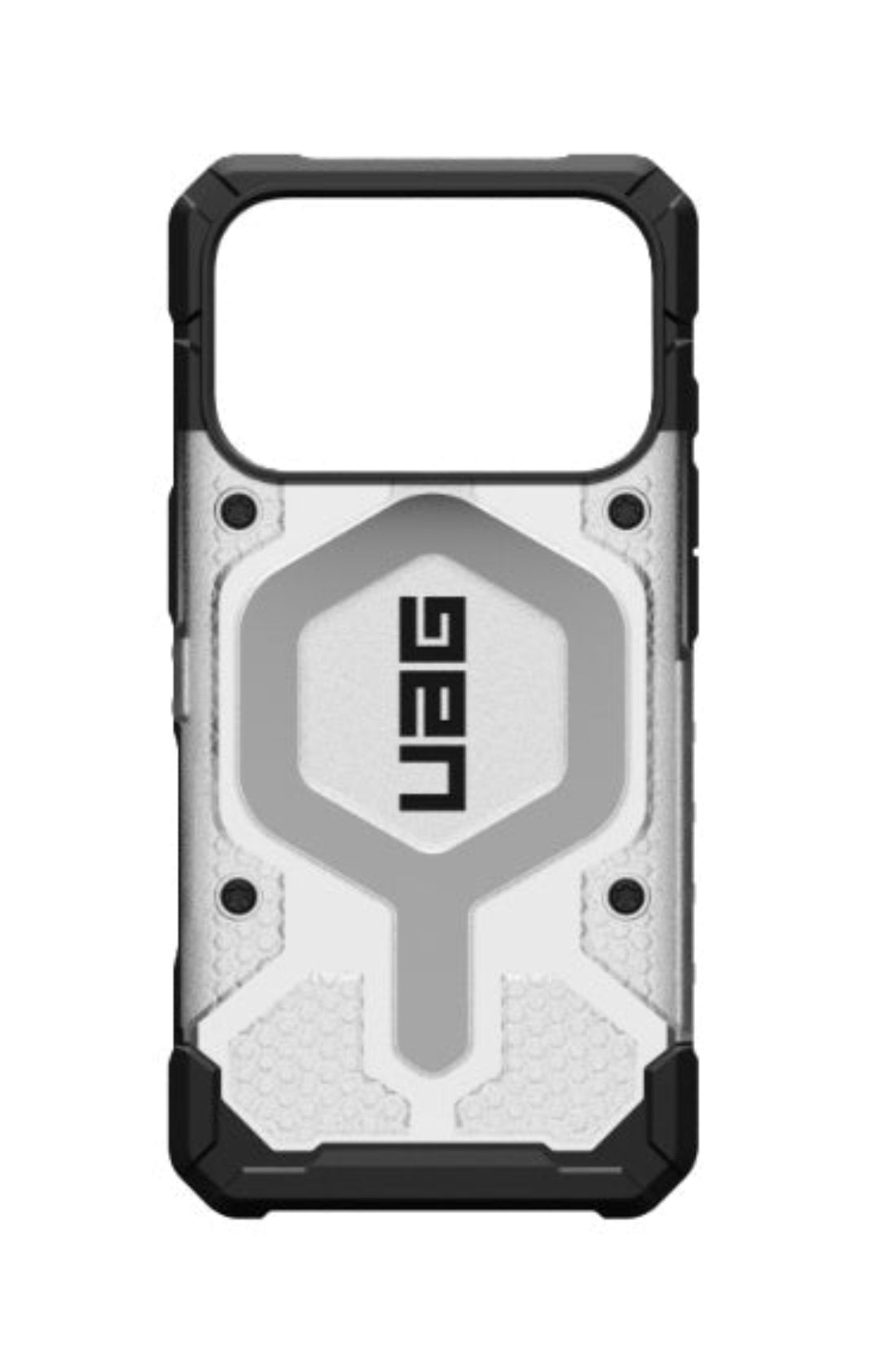 UAG Pathfinder Clear MagSafe for iPhone 18 Pro Max - Ice Silver
