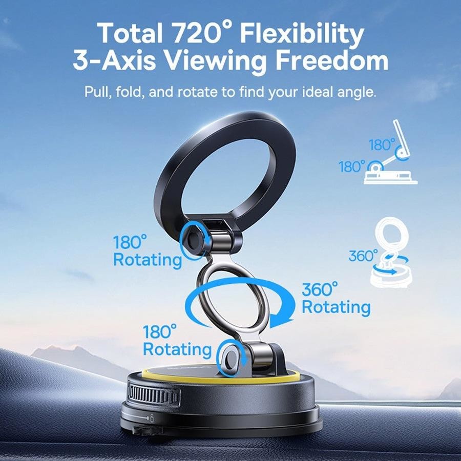 BASEUS PrimeTrip VC2 Flex Magnetic Car Mount (BLACK)