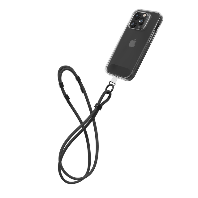 ZAGG - UNIVERSAL PHONE LANYARD - Solid Black