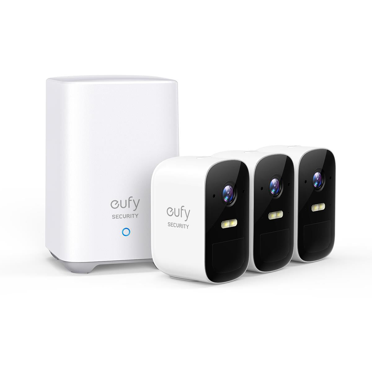 EUFY SECURITY CAM 2C PRO SK SECURITY KIT 3PACK PLUS HOMEBASE2 UNIT