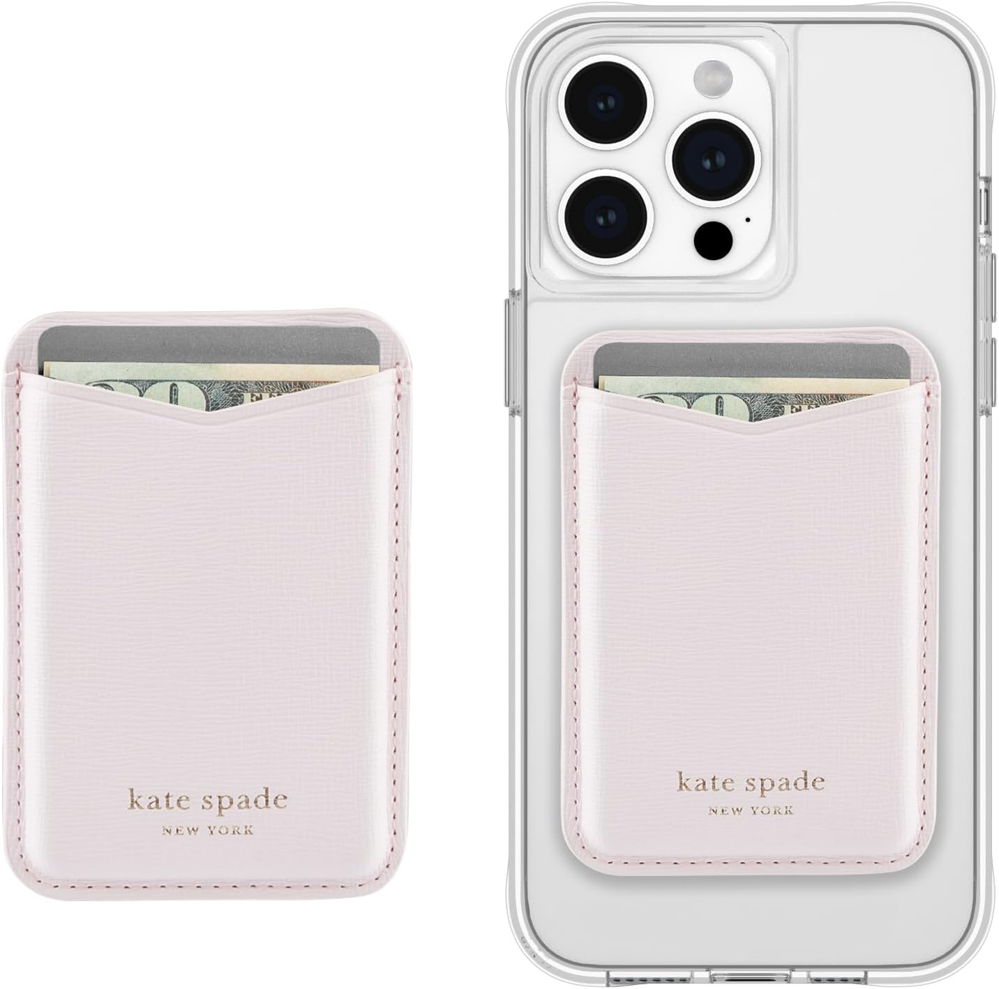KATE SPADE - Card Holder MagSafe - Pale Dogwood
