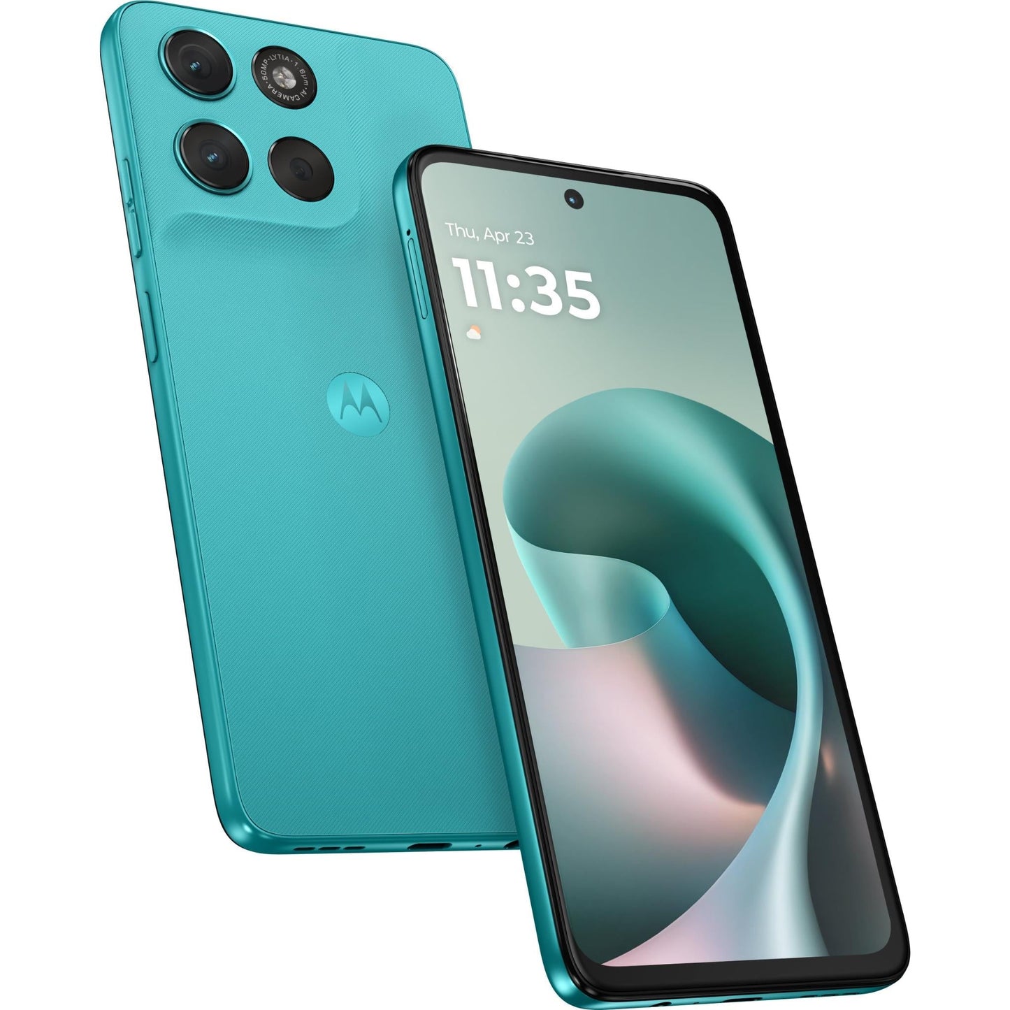 Motorola - moto g57 5G 128GB - Fluidity Cyan (AU Stock)