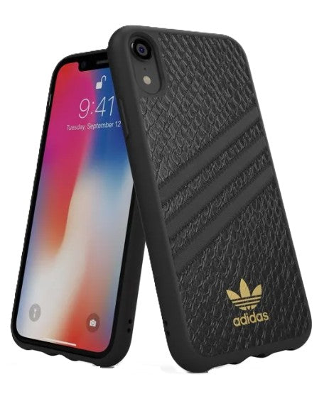 Adidas Original Suede Moulded Case - iPhone XR 6.1" - Black
