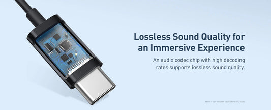 BASEUS Encok CZ17 Semi-In-Ear Type C Wired Earphones (White)