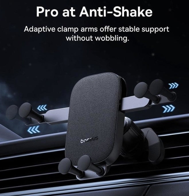 Baseus Ultra Control Mega Series Folding Screen Car Mount - Black