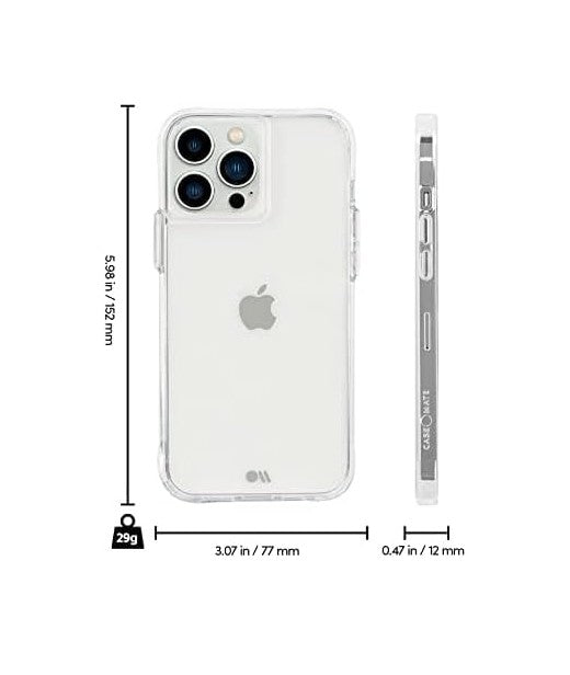 CASE MATE Tough Plus Case for iPhone 13 Pro 6.1" - Clear