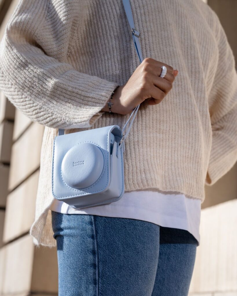 FujiFilm INSTAX mini 12 Instant Camera Case - Pastel Blue