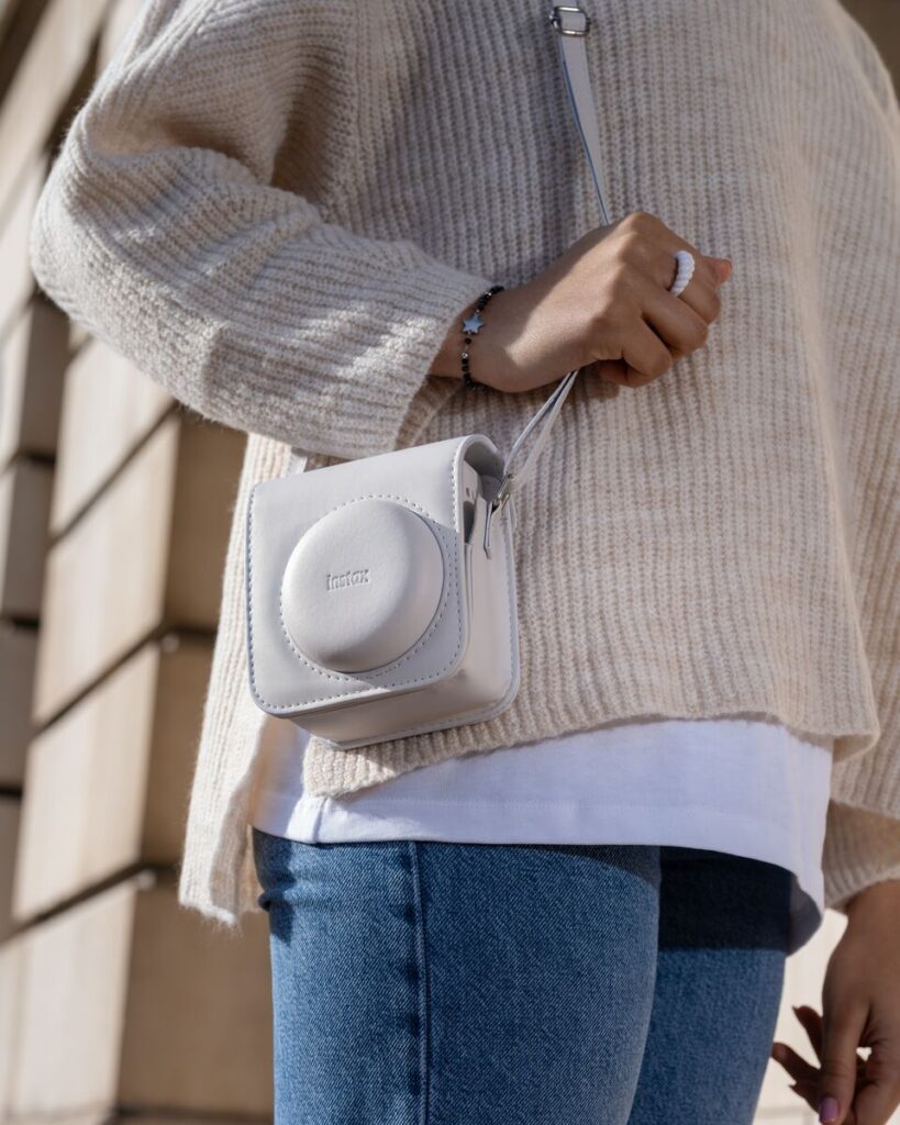 FujiFilm INSTAX mini 12 Instant Camera Case - White