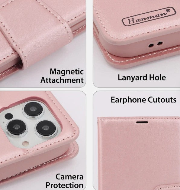 Hanman Diary TPU Book Case for Samsung Galaxy S26 - Black