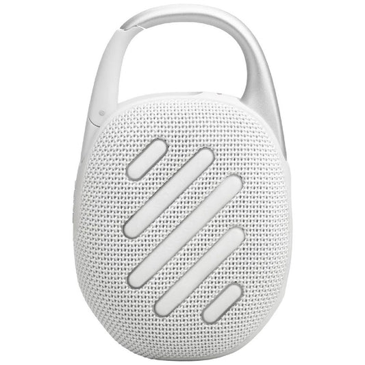 JBL Clip 5 Portable Bluetooth Speaker - White (Australia Stock)