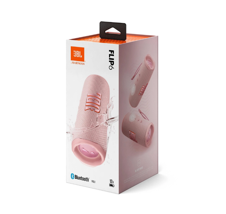 JBL - FLIP 6 Portable Bluetooth Speaker - PINK