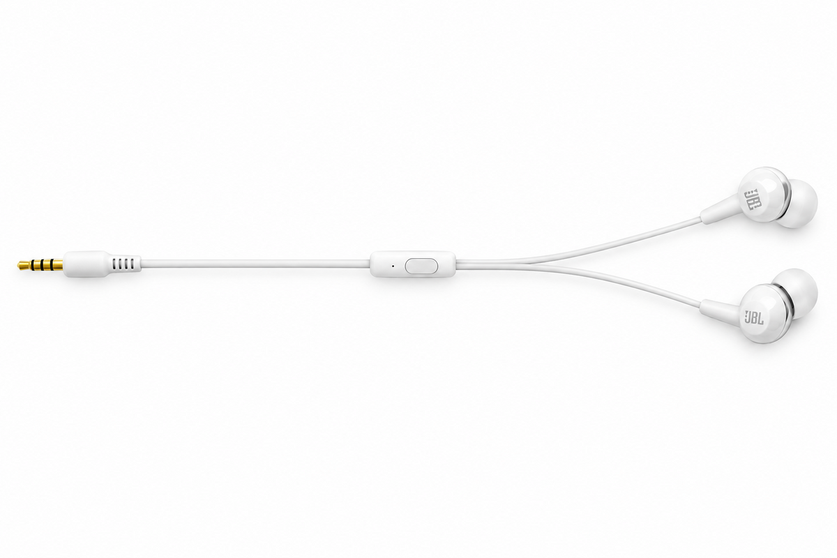 JBL Harman C100SI In-Ear Headphones - White