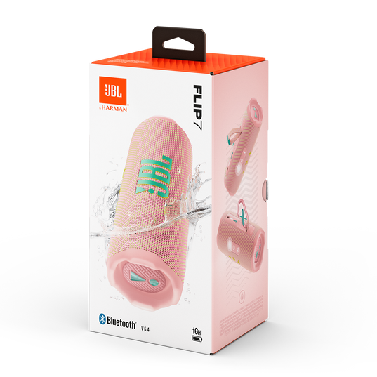 JBL - Flip 7 Portable Bluetooth Speaker - Pink (Australia Stock)