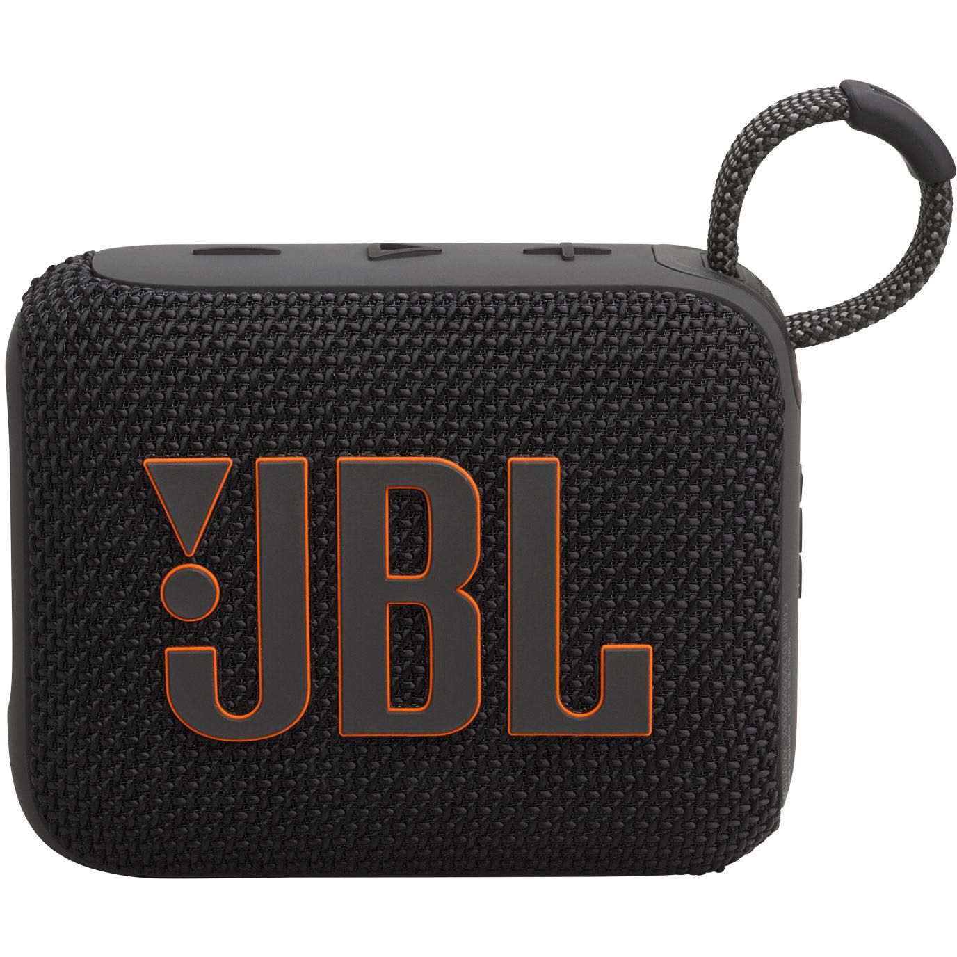 JBL Go 4 Mini Portable Bluetooth Speaker - Black (Australian Stock)