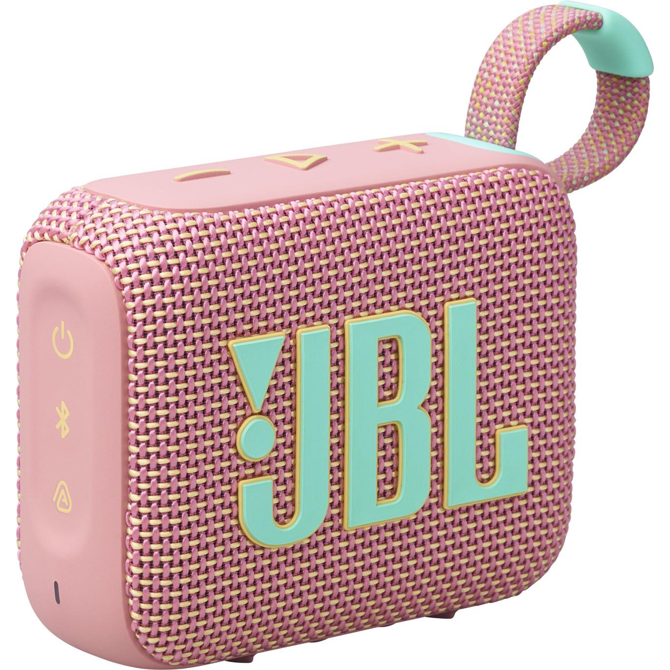 JBL Go 4 Mini Portable Bluetooth Speaker - Pink (Australian Stock)
