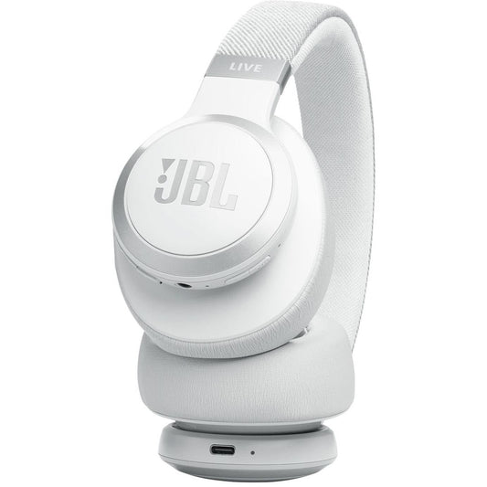 JBL Live 770 True Adaptive Noise Cancelling Wireless Over-Ear Headphones - White (AU Stock)