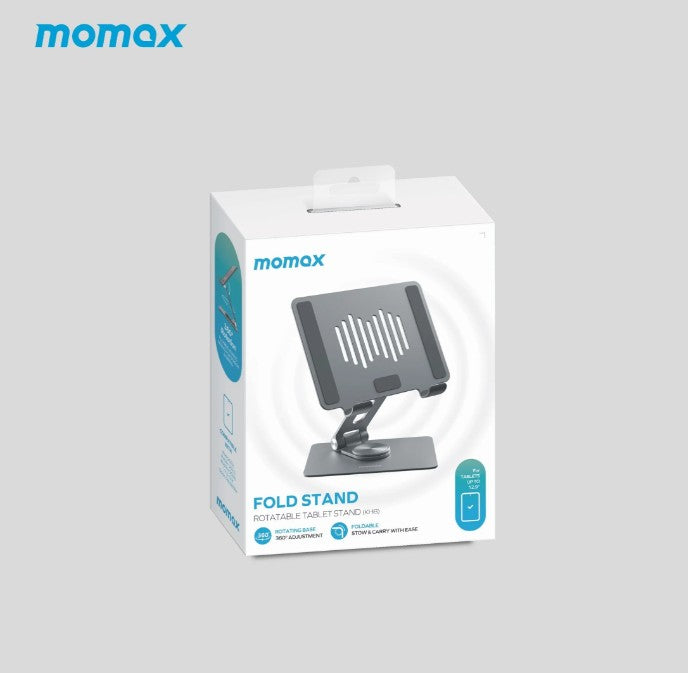 Momax Fold Stand Rotatable Tablet Stand (White)