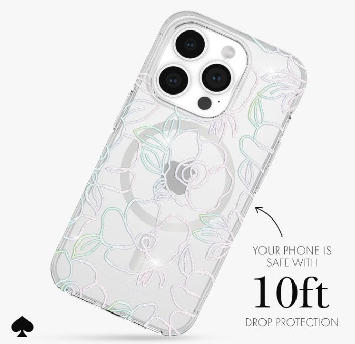 KATE SPADE Hardshell MagSafe - iPhone 15 Pro Max 6.7" (Modern Floral)