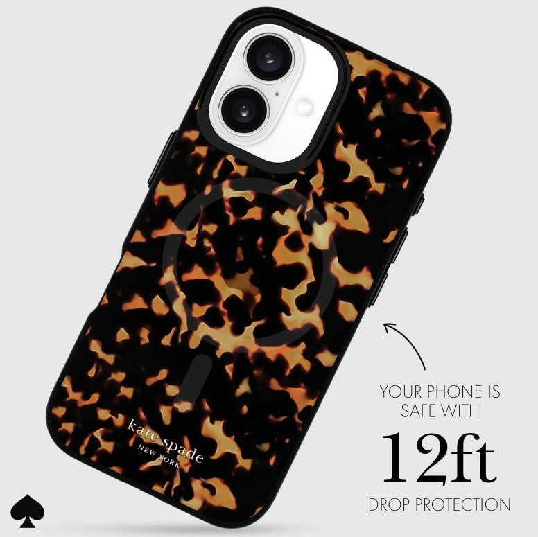 KATE SPADE MagSafe Case for iPhone 16 Plus 6.7" - Tortoise