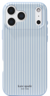Kate Spade Faux Stripe Dimond MagSafe Case for iPhone 18 Pro 2026 - Blue