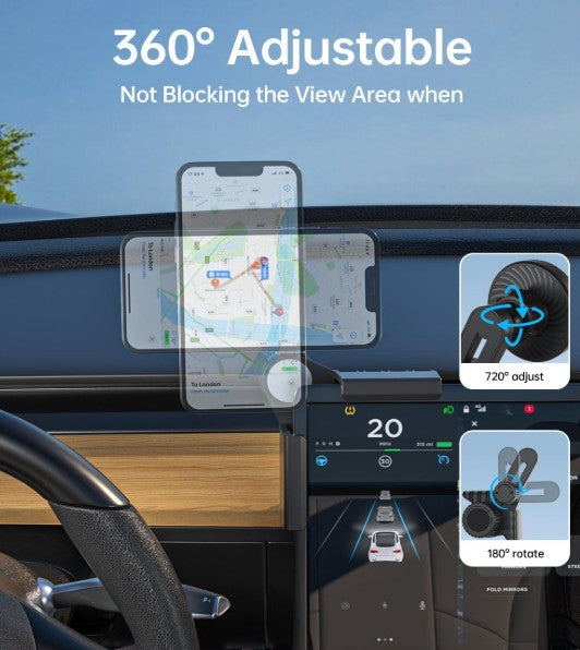 Maxguard Screen Mounted Magnetic Car Mount for Tesla ( M49 )