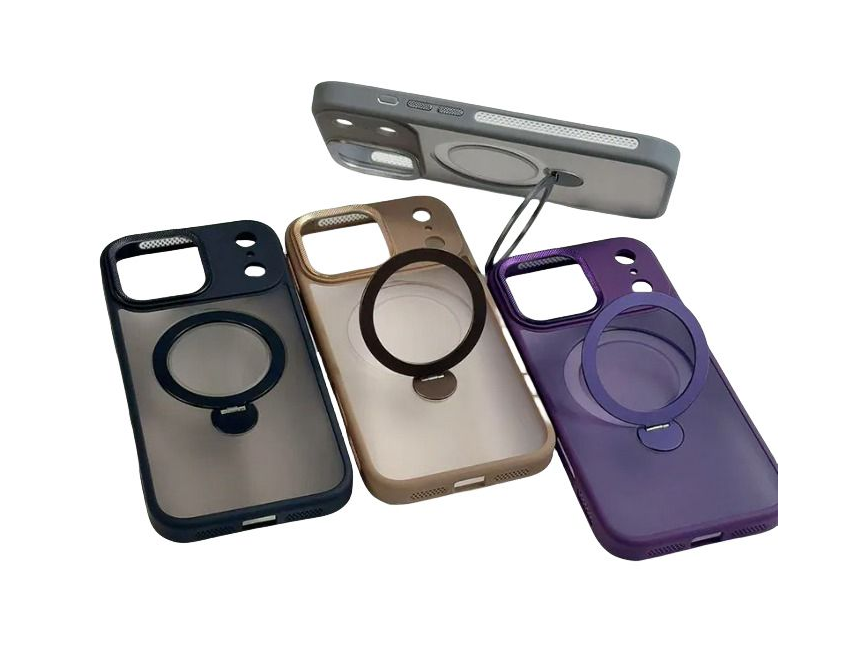 MaxGuard MERGEGRIP Stand Case - iPhone 17 6.3" - Blue