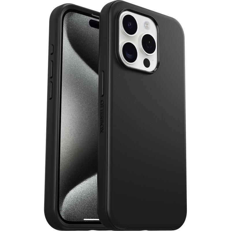 OtterBox Symmetry Case for iPhone 15 Pro 6.1" - Black