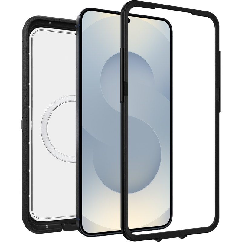 OtterBox Defender XT Clear with Magnets Case - Samsung S25 Plus 5G - Dark Side (Clear/Black)