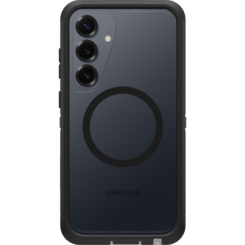 OtterBox Defender XT Clear with Magnets Case - Samsung S25 Plus 5G - Dark Side (Clear/Black)