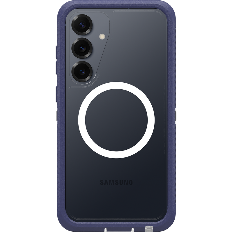 OtterBox Defender XT Clear with Magnets Case - Samsung S25 5G - Denver Dusk Purple