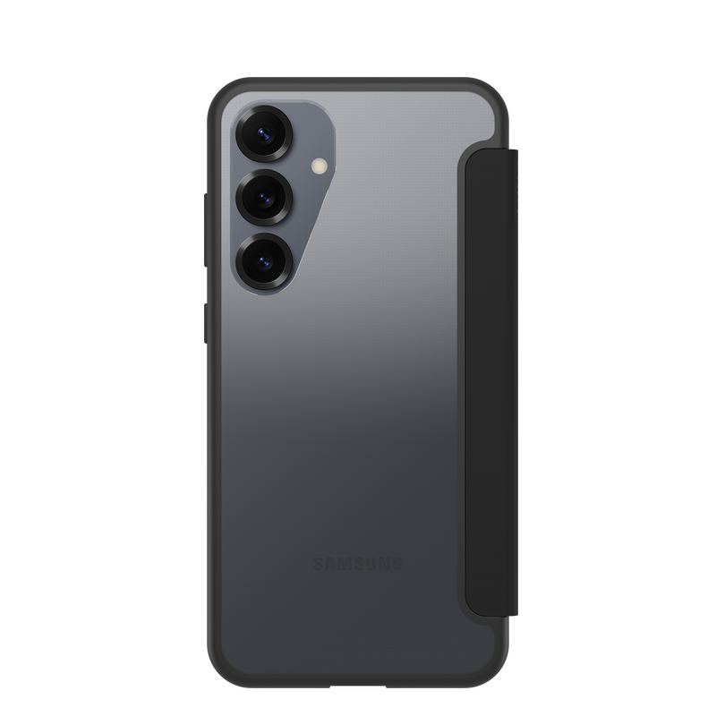 OtterBox React Folio Case - Samsung S25 - Black Crystal