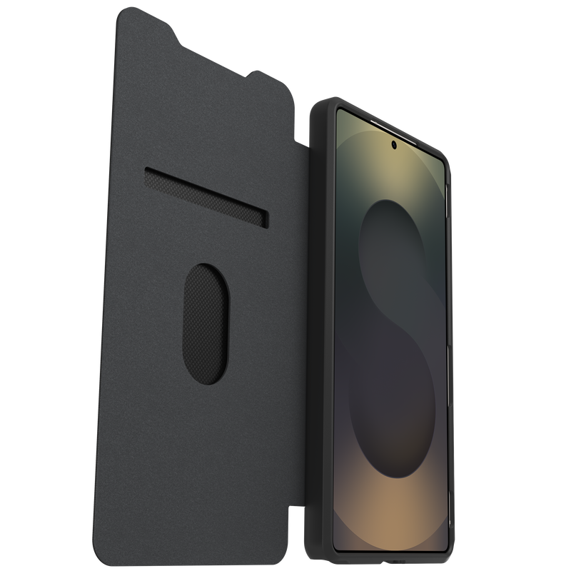 OtterBox React Folio Case - Samsung S25 Ultra - Black Crystal