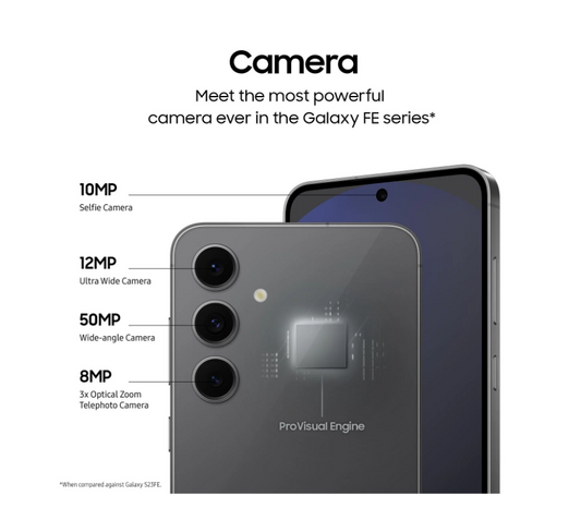 Samsung Galaxy S24 FE 5G / 128GB - Graphite [Australia Stock)