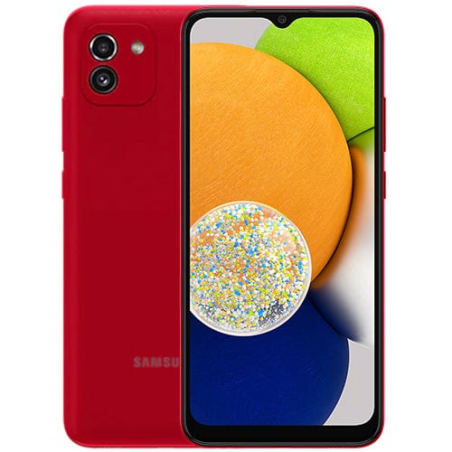 Samsung Mobile Red Samsung Galaxy A03 (A035F Dual SIM 3GB RAM 32GB 4G LTE)