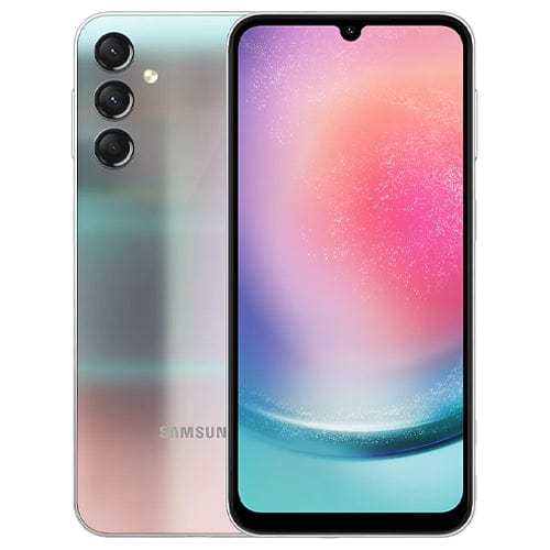 Samsung Mobile Silver Samsung Galaxy A24 (A245F-DSN 6GB RAM 128GB 4G LTE)