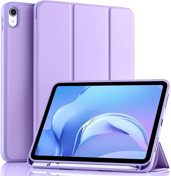 Soft TPU Back Shell Slim Cover Case for iPad Air 13(M2) - LAVENDER