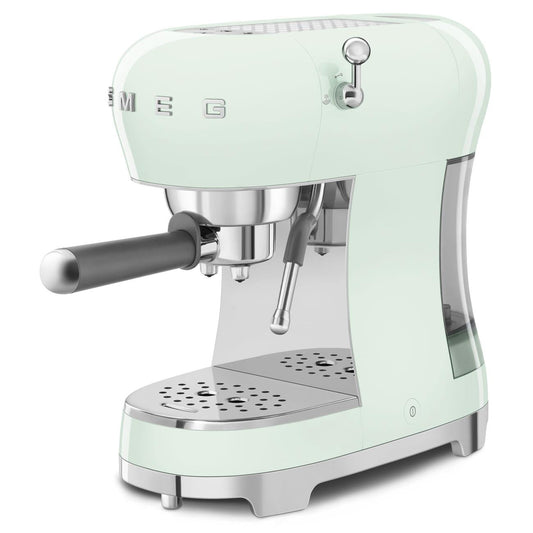 Smeg 50's Style Espresso Manual Coffee Machine - Pastel Green