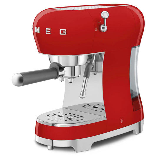 Smeg 50's Style Espresso Manual Coffee Machine - Red