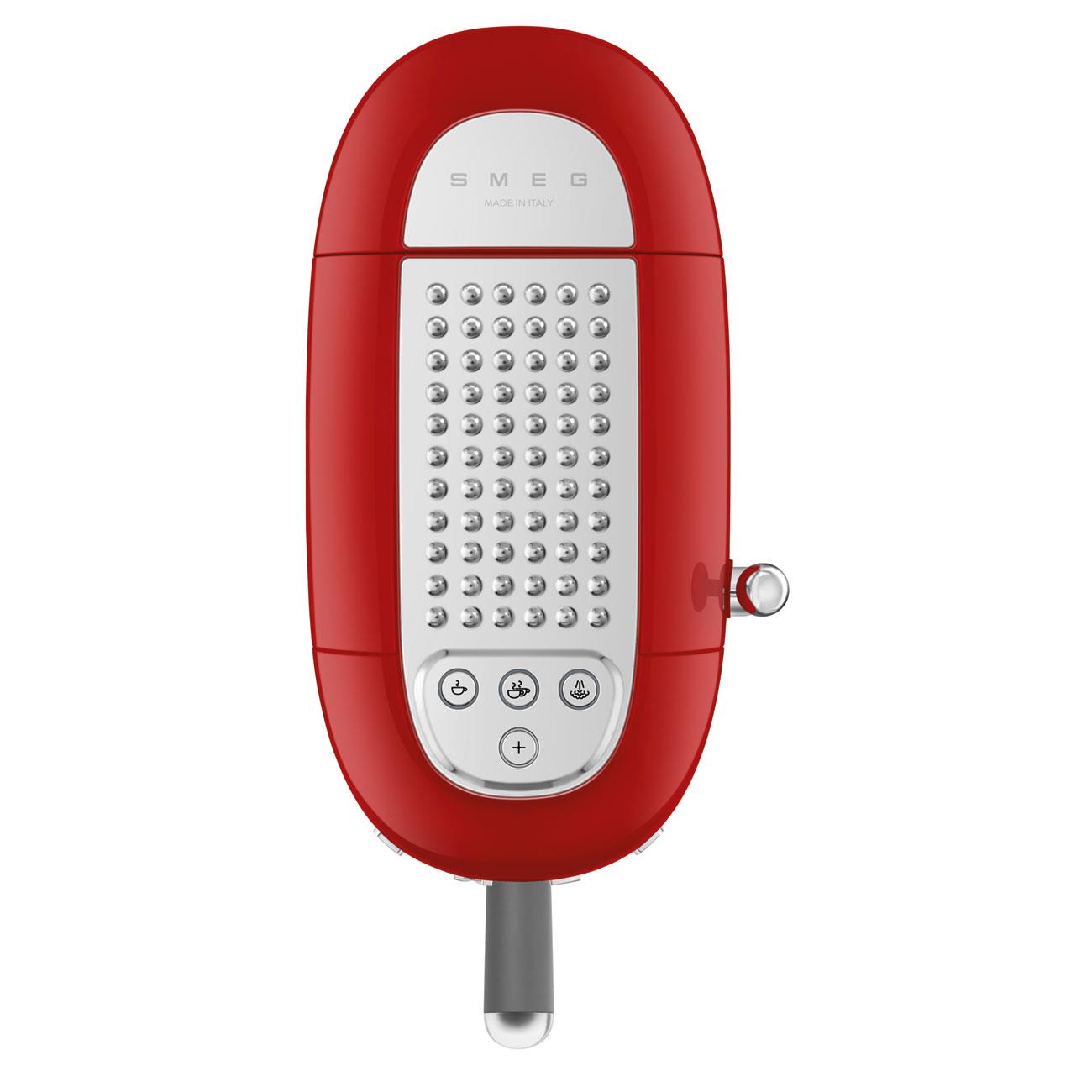 Smeg 50's Style Espresso Manual Coffee Machine - Red