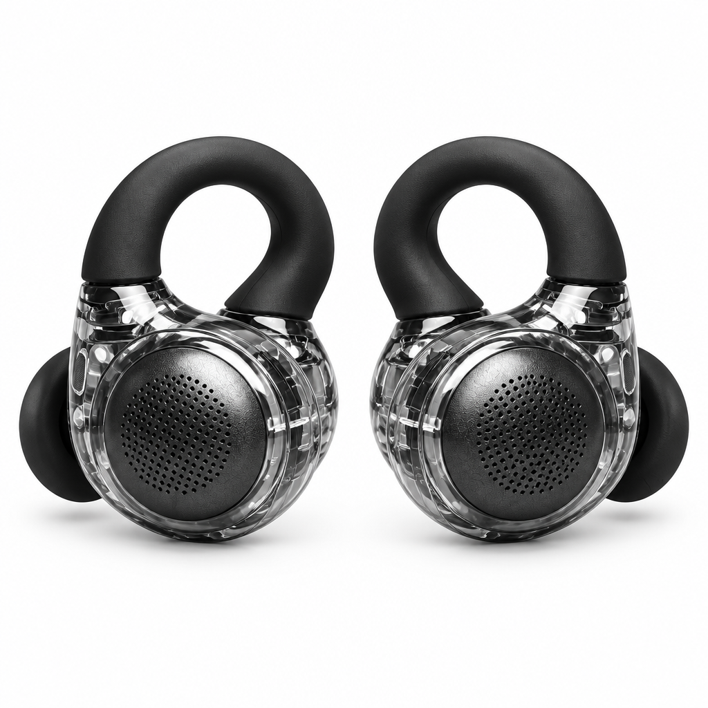 JBL SoundGear Clips TWS Open Ear Buds - Ghost Black (AU Stock)