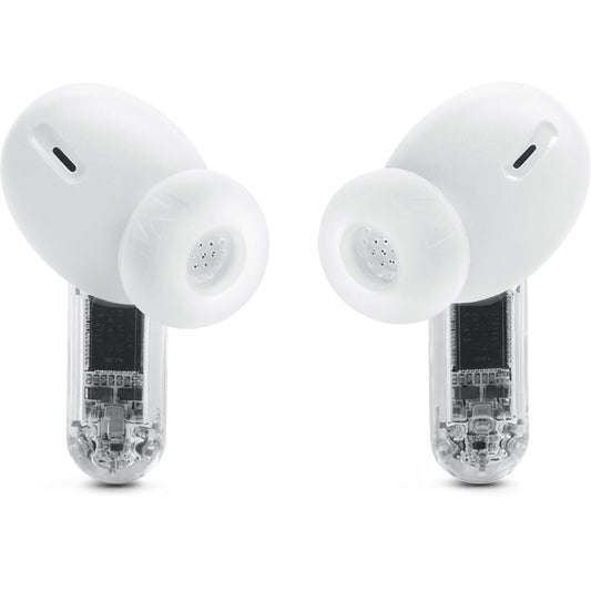 JBL Tune Beam 2 True Wireless Noise Cancelling Earbuds - Ghost White (AU Stock)