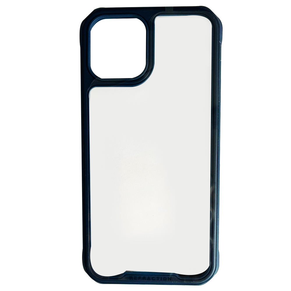 HARD CASE - CLEAR - APPLE iPhone 12 Pro Max 6.7' - BLUE