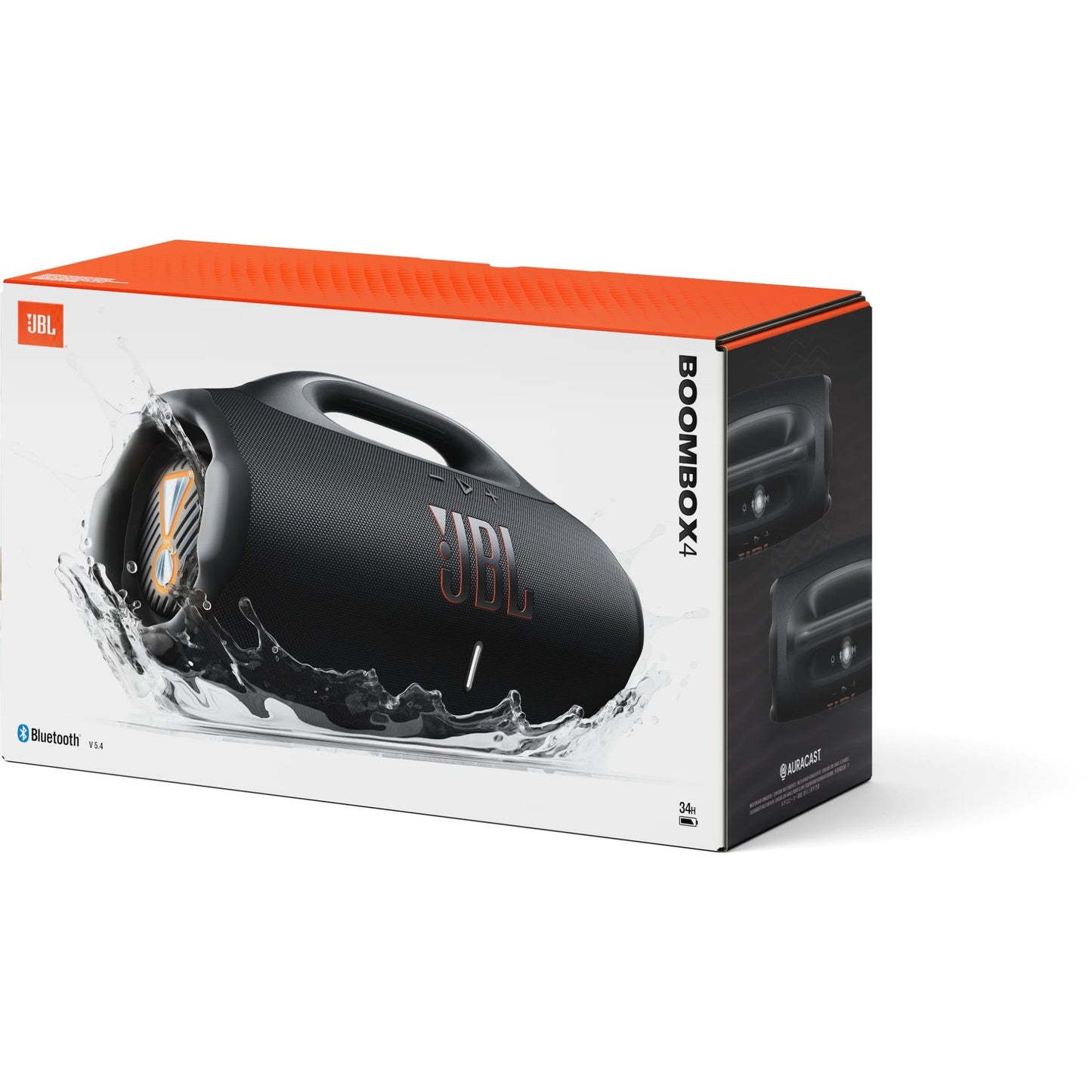 JBL Boombox 4 Portable Bluetooth Speaker - Black (Australian Stock)