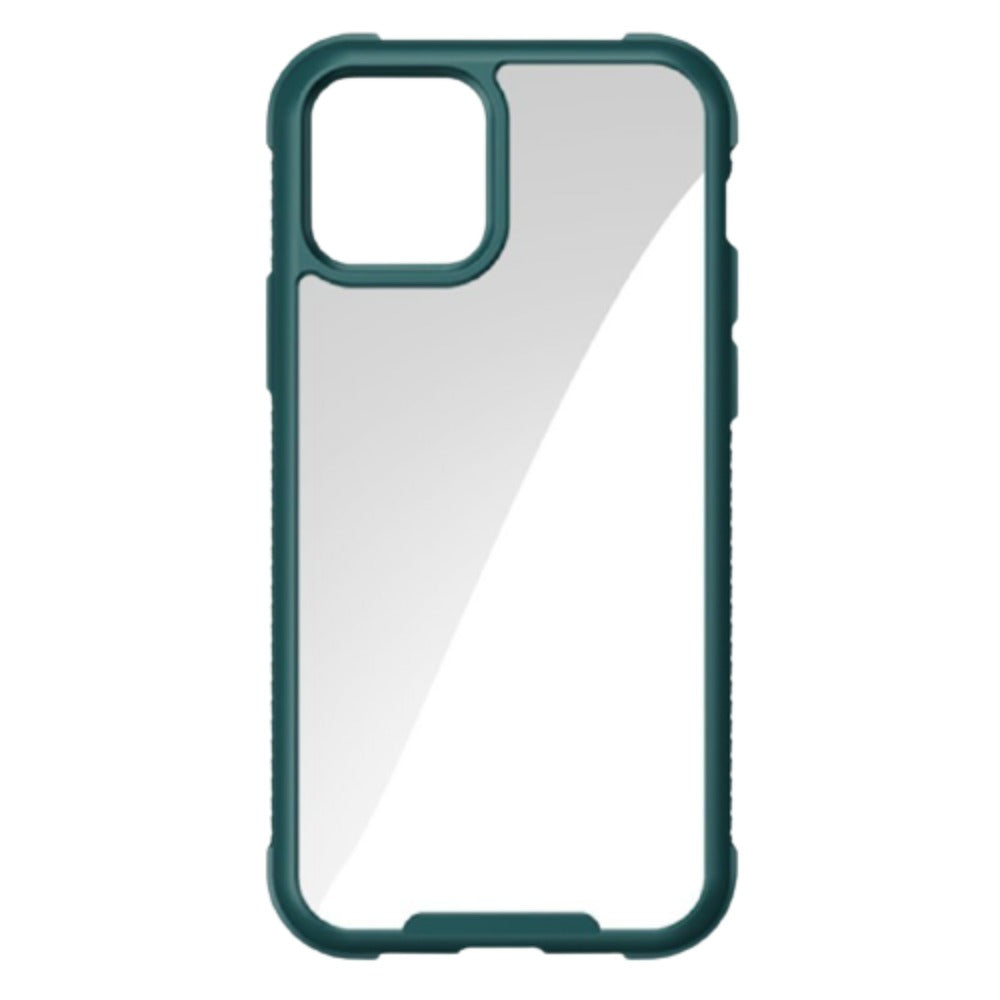 HARD CASE - CLEAR - APPLE iPhone 12 / 12 Pro 6.1' - GREEN