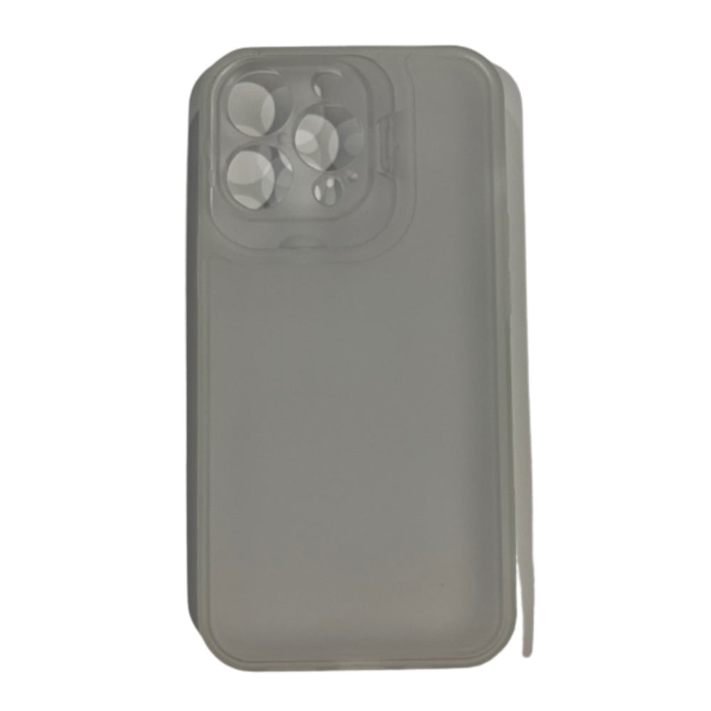 HARD CASE w/ CAMERA PROTECTOR for iPHONE 13 PRO MAX - WHITE