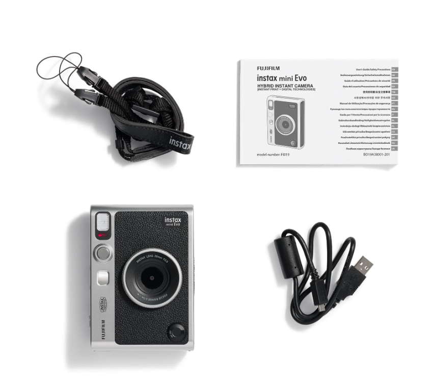 FujiFilm INSTAX MINI EVO Instant Camera (Black)