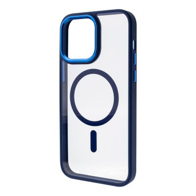Redefine Metal Camera Lens Transparent MagSafe Case for iPhone 14 - Blue