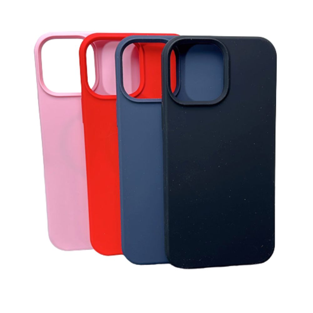 KingLink (MagSafe) Silicon Case for iPhone 15 Plus (6.7") Black