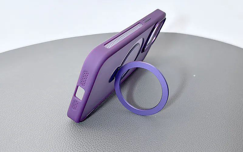 MaxGuard MERGEGRIP Stand Case - iPhone 16 Plus 6.7" - Purple